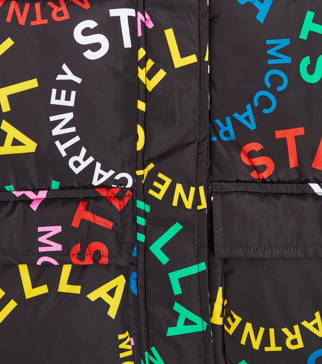 Giacca imbottita con logo | Stella McCartney Kids