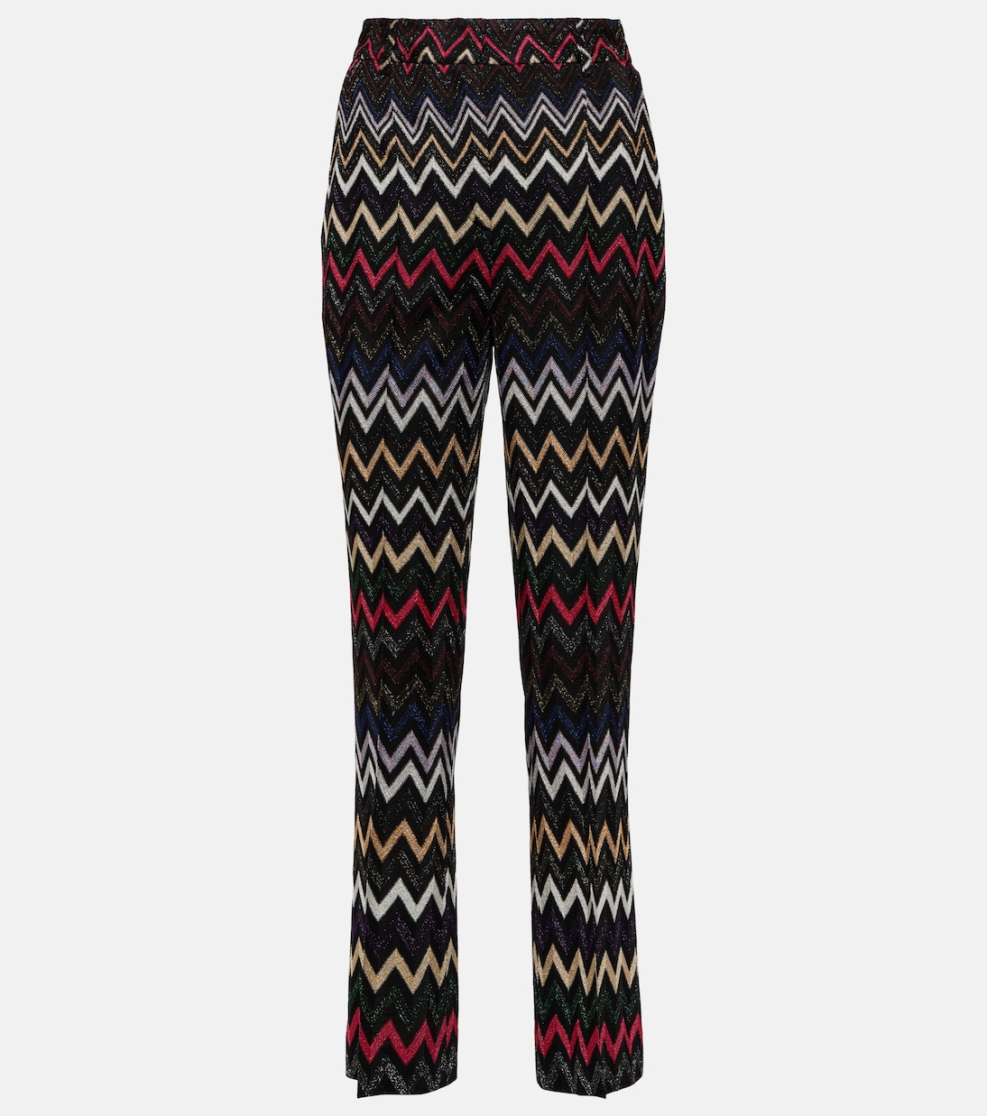 Pantaloni cropped a vita alta a zig-zag | Missoni