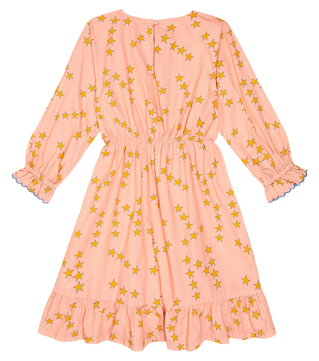 Kleid Tiny Stars Frills aus Baumwolle | Tinycottons