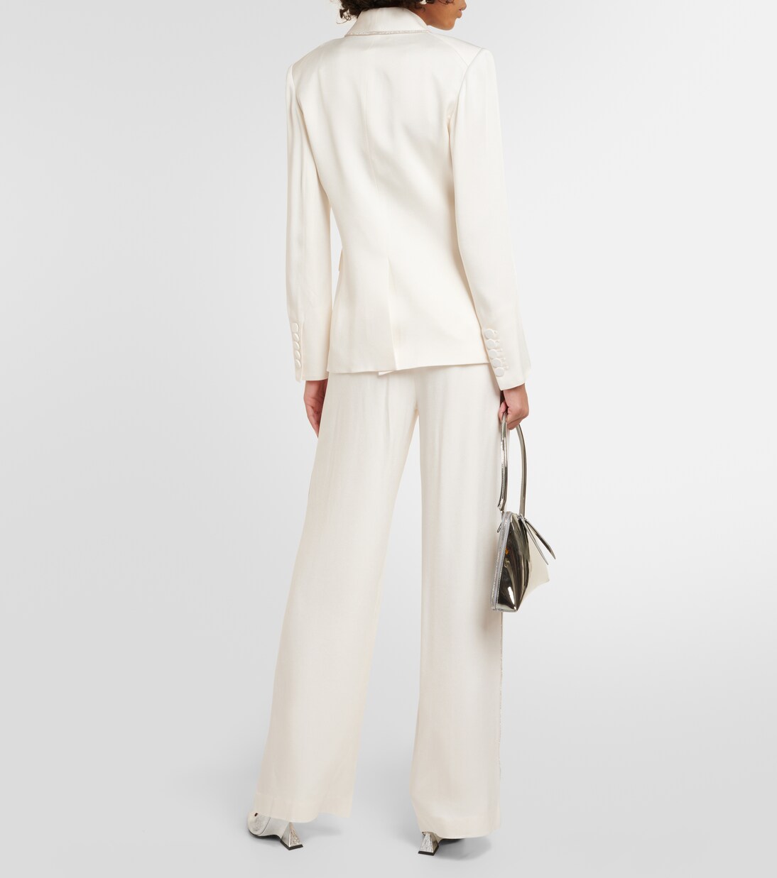 Jagger Dickey crêpe satin blazer | Veronica Beard