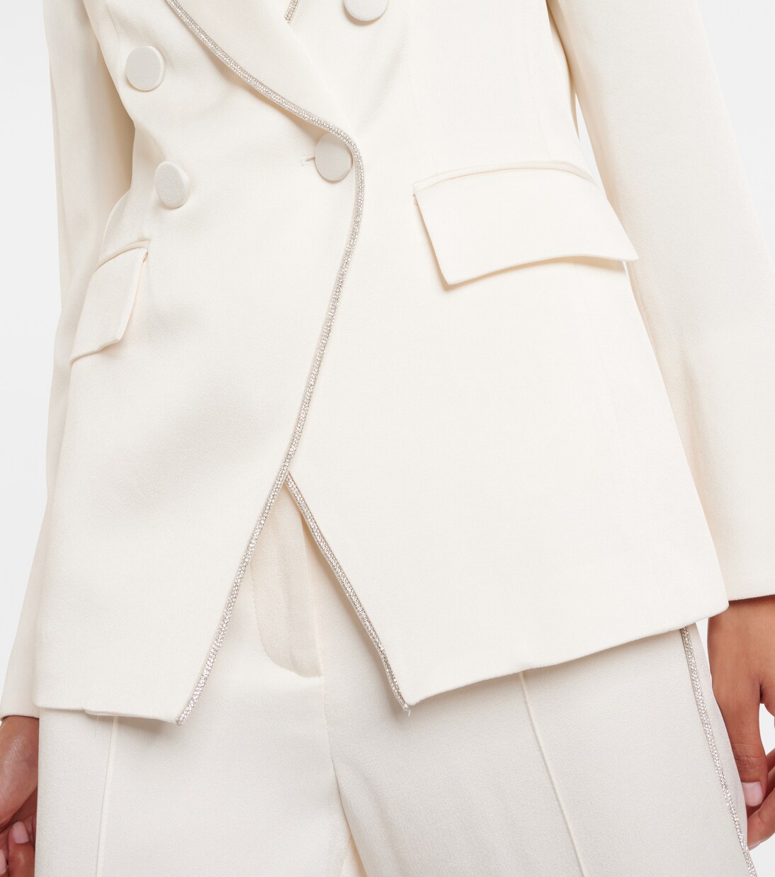 Jagger Dickey crêpe satin blazer | Veronica Beard