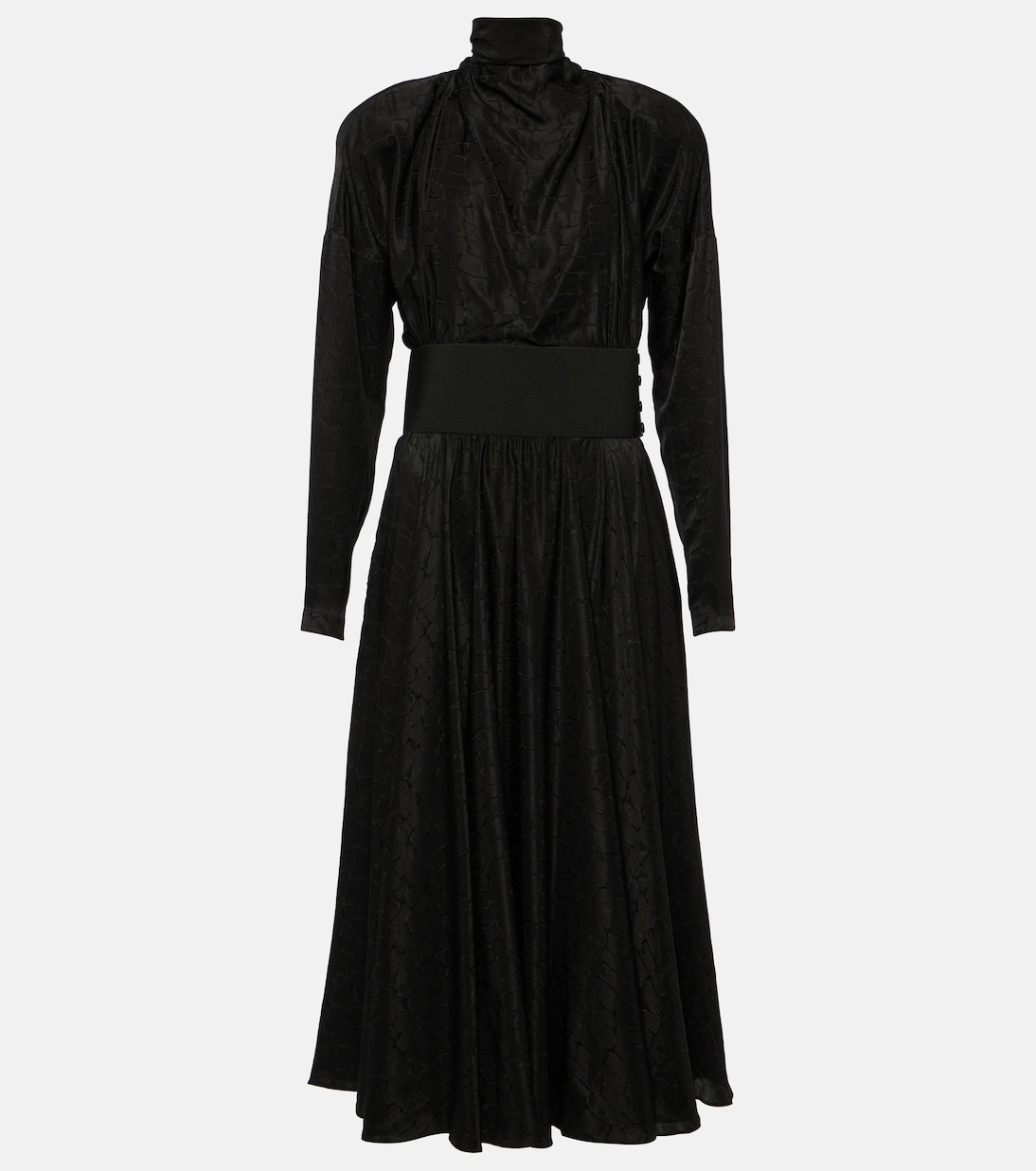 Vestido Mid-Length de Mezcla de Seda con Detalle de Nudo Alaïa para Jóvenes