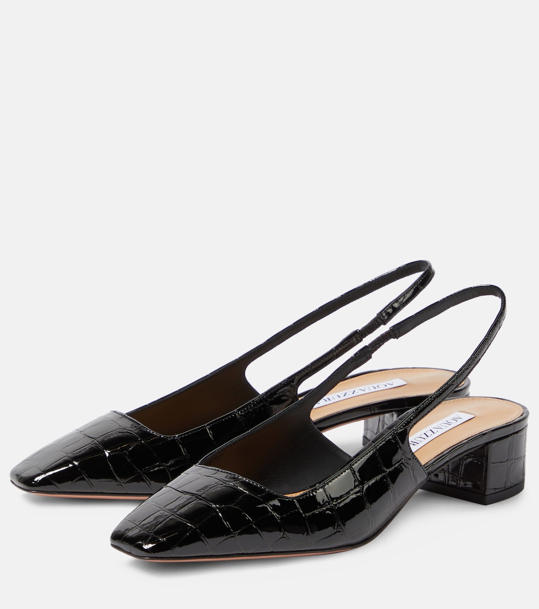 Slingback-Pumps Ginza 35 aus Lackleder | Aquazzura