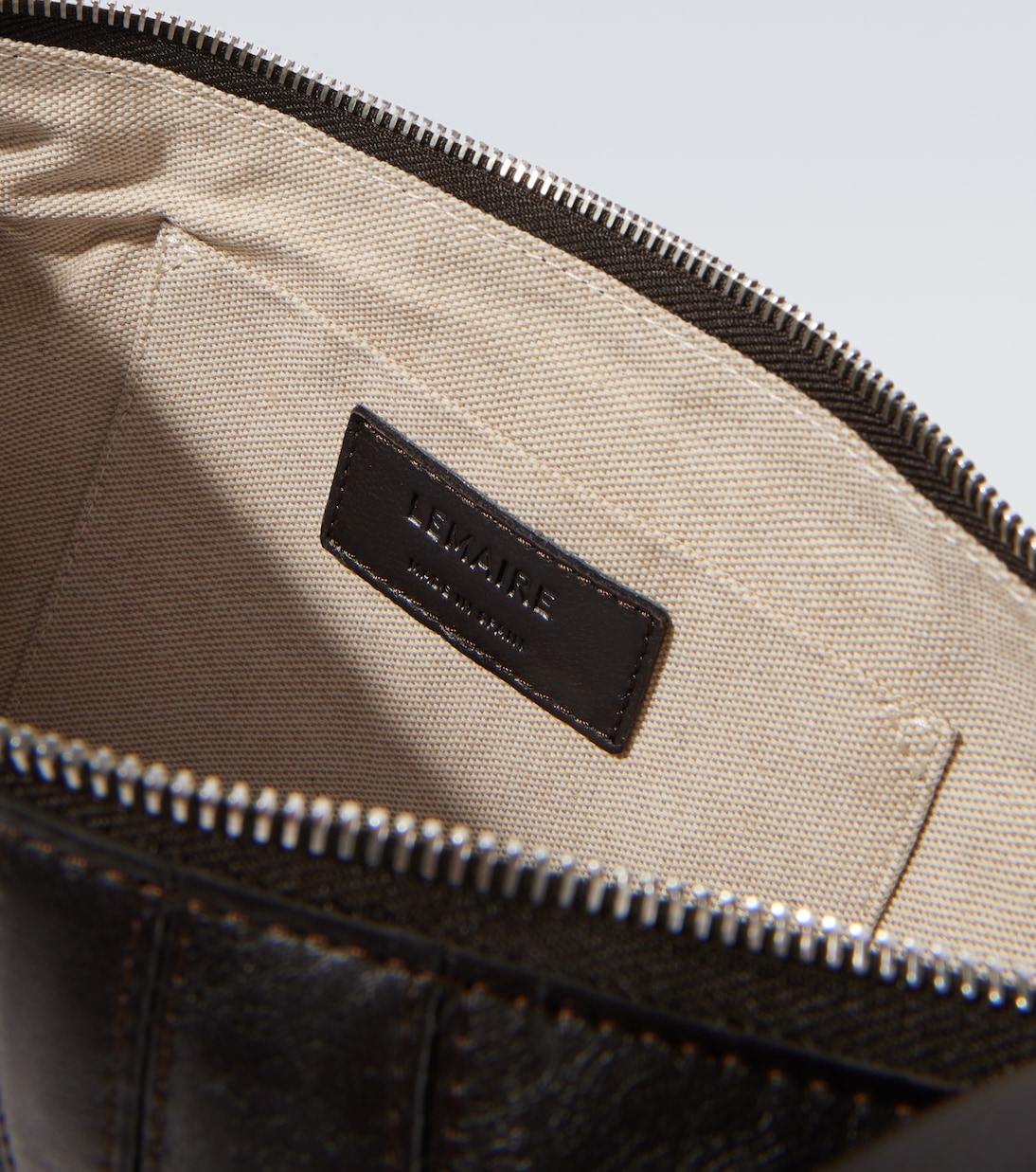 Messenger Bag Croissant Small aus Leder | Lemaire