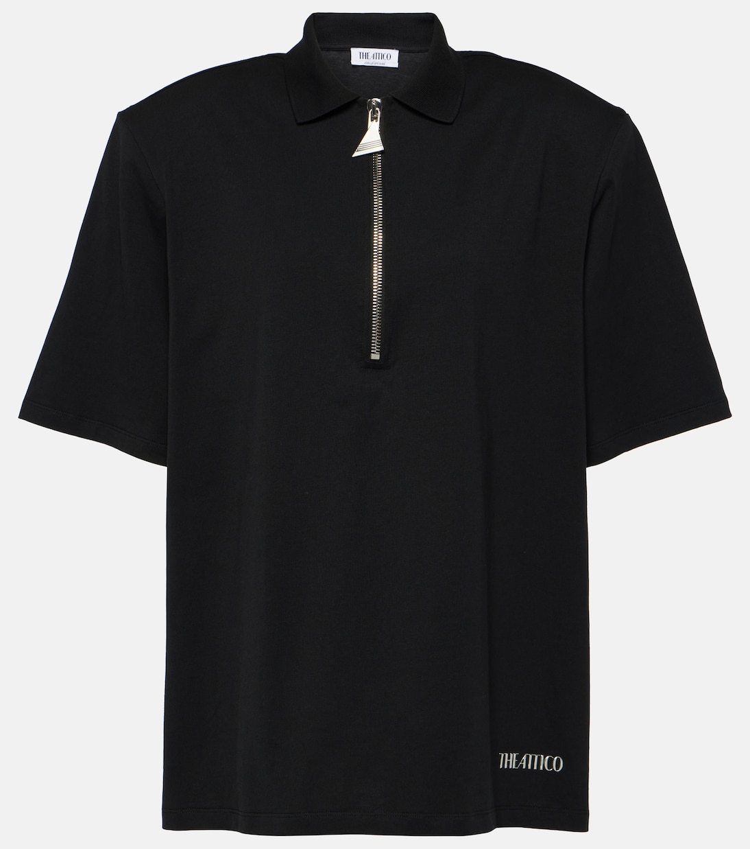 Oversize-Polohemd aus Baumwolle | The Attico