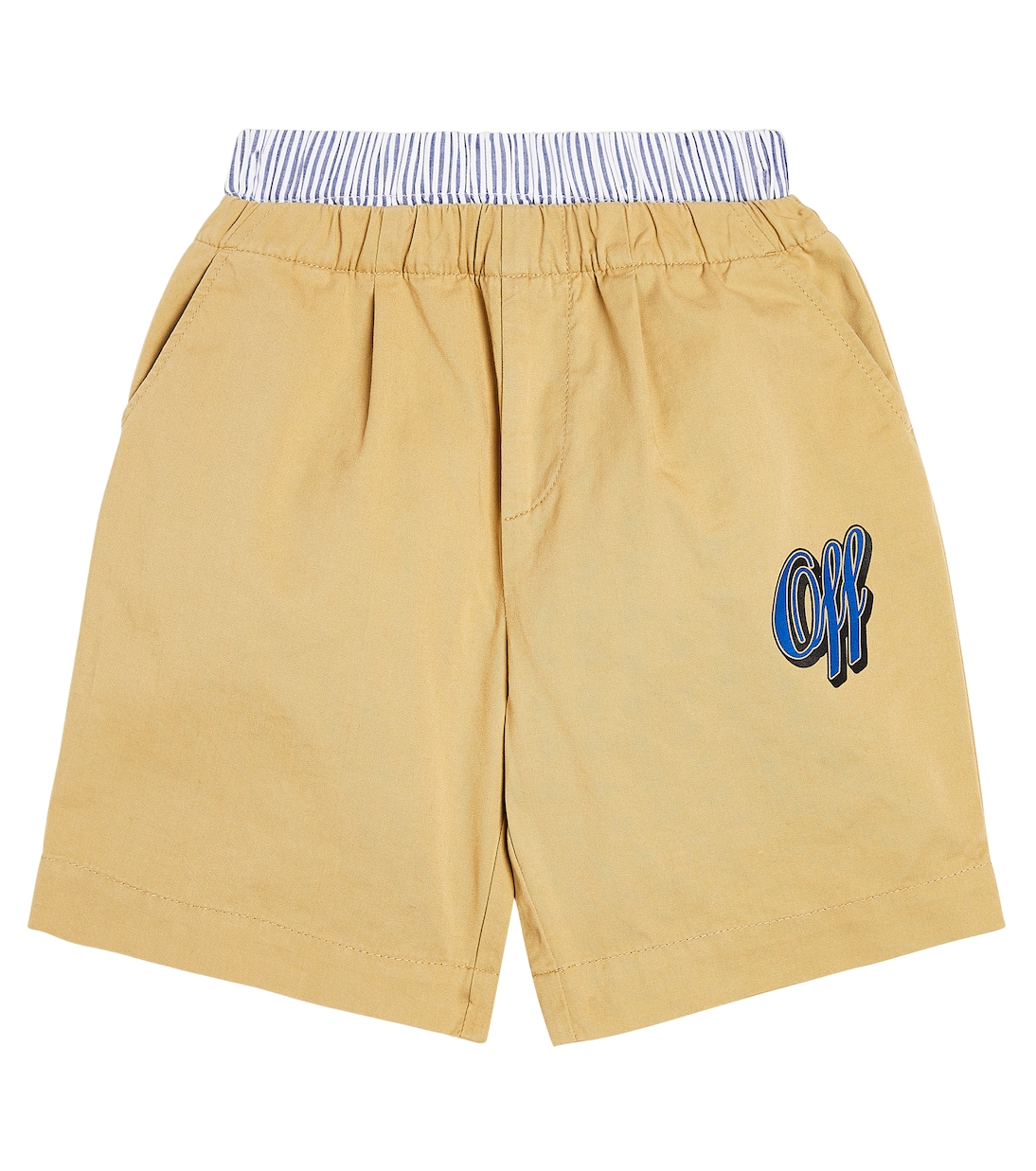 Shorts Baseball Logo de algodón con logo | Off-White Kids