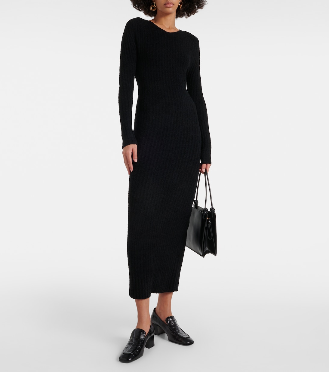 Robe longue en laine mélangée | Toteme
