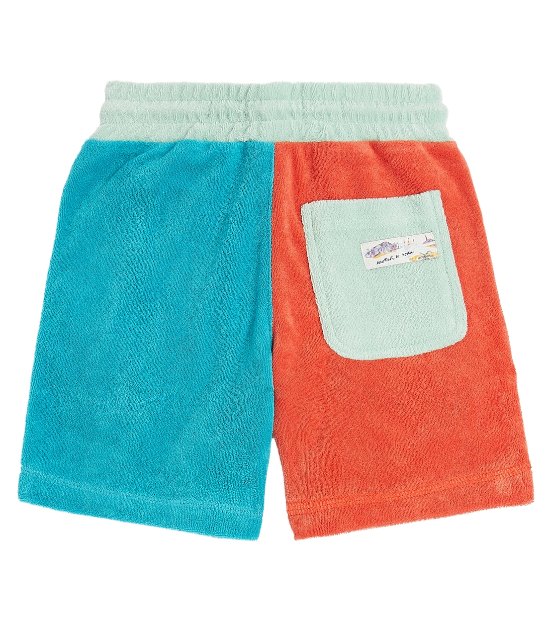 Shorts de mezcla de algodón colorblock | Scotch & Soda Kids