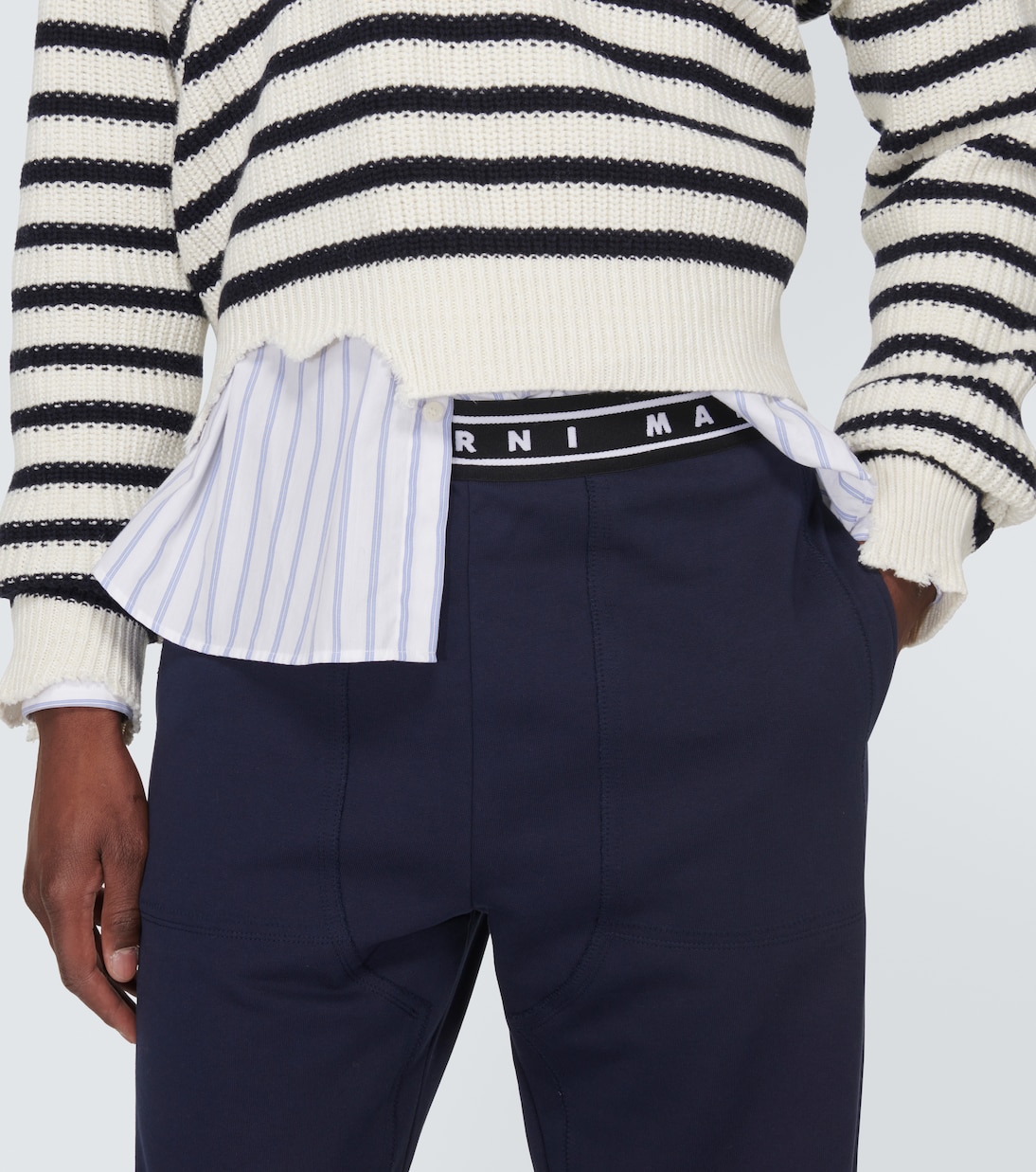 Pantaloni regular in cotone | Marni