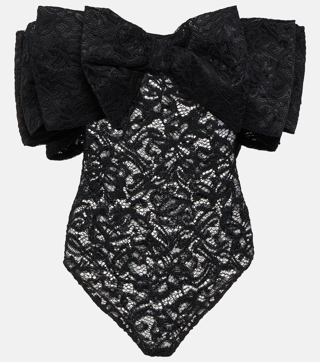 Bow-detail lace bodysuit | Rotate