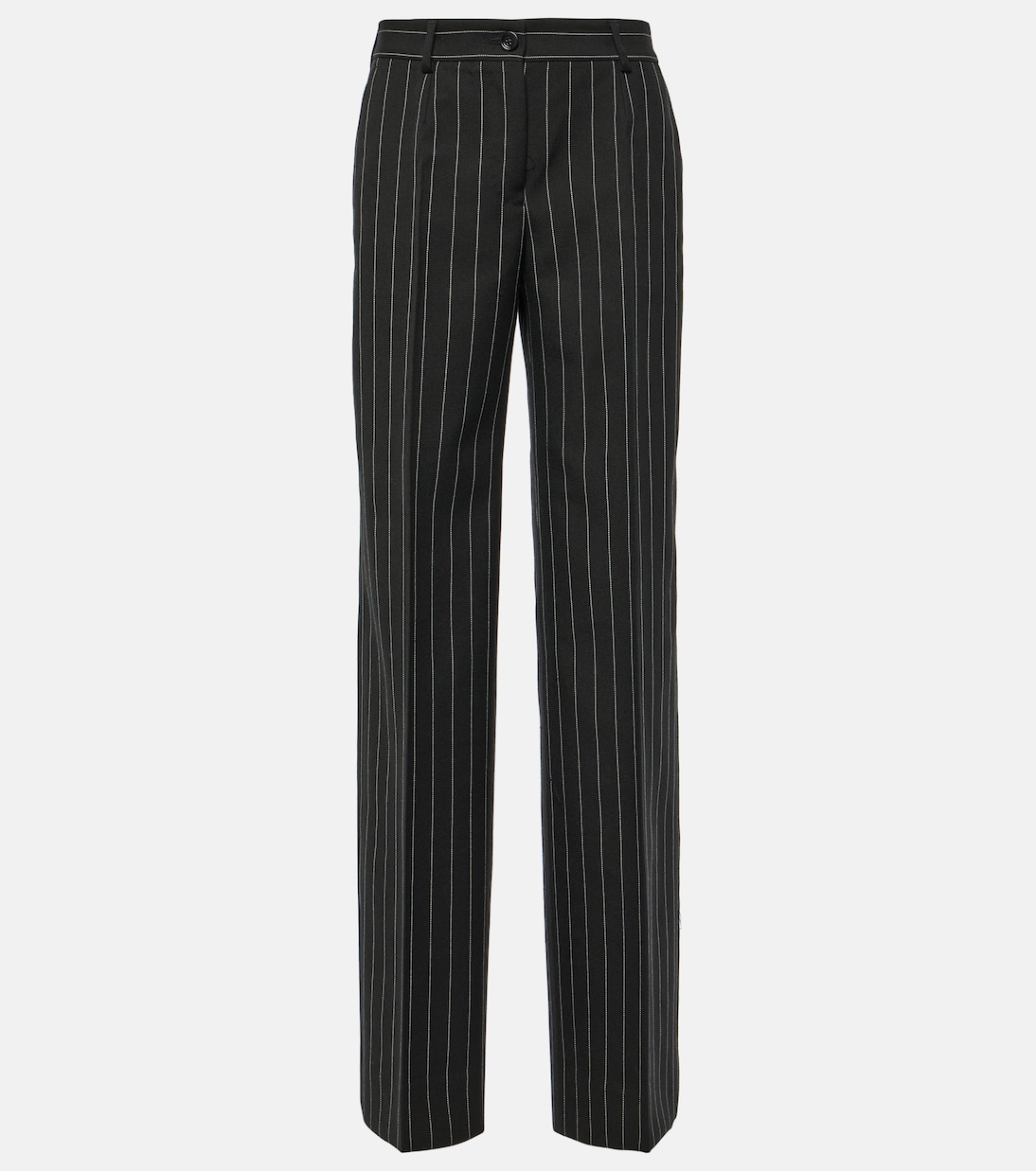 Pantalon ample rayé en laine vierge | Dolce&Gabbana