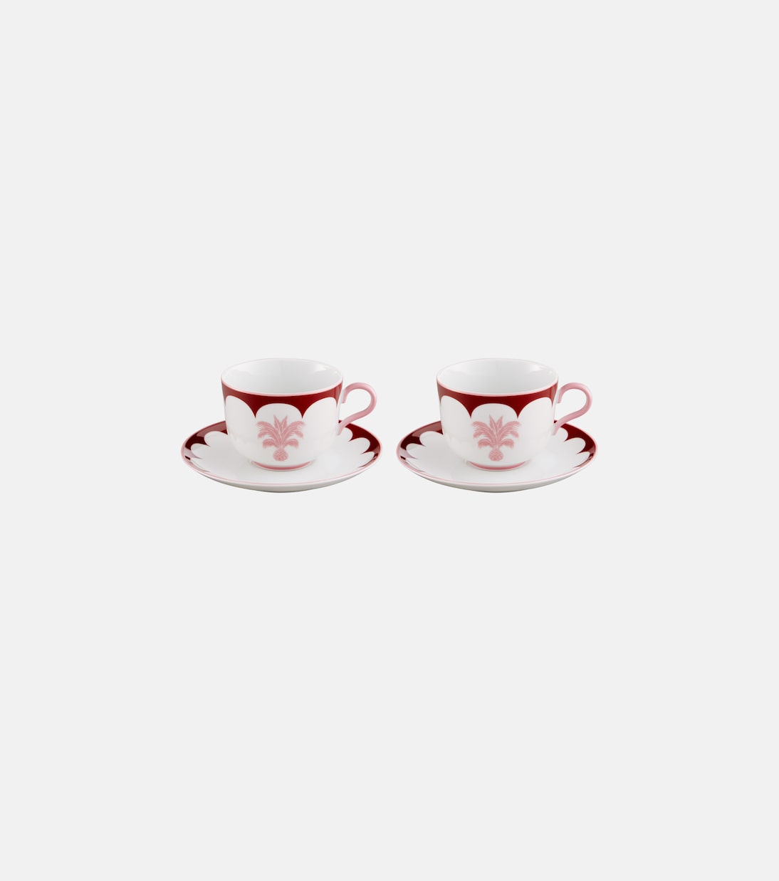 Jaipur set of 2 teacups and saucers | Aquazzura Casa