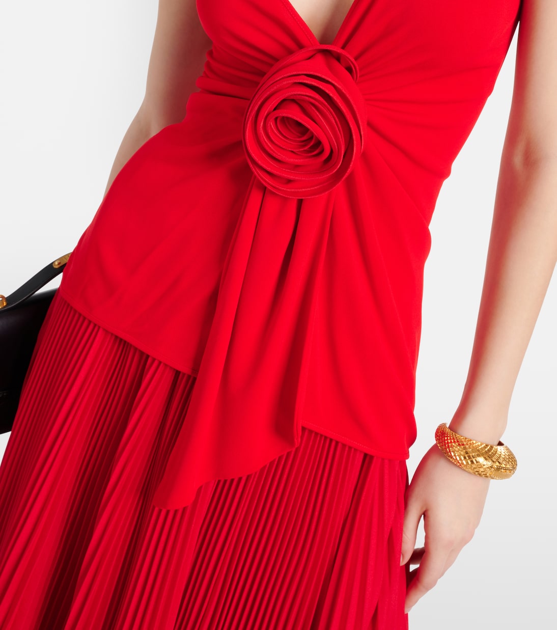 Top en crêpe à fleur | Balmain