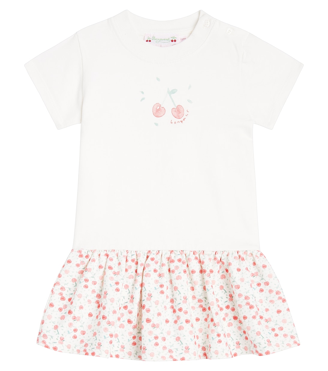 Baby - Abito Felice in cotone con stampa | Bonpoint
