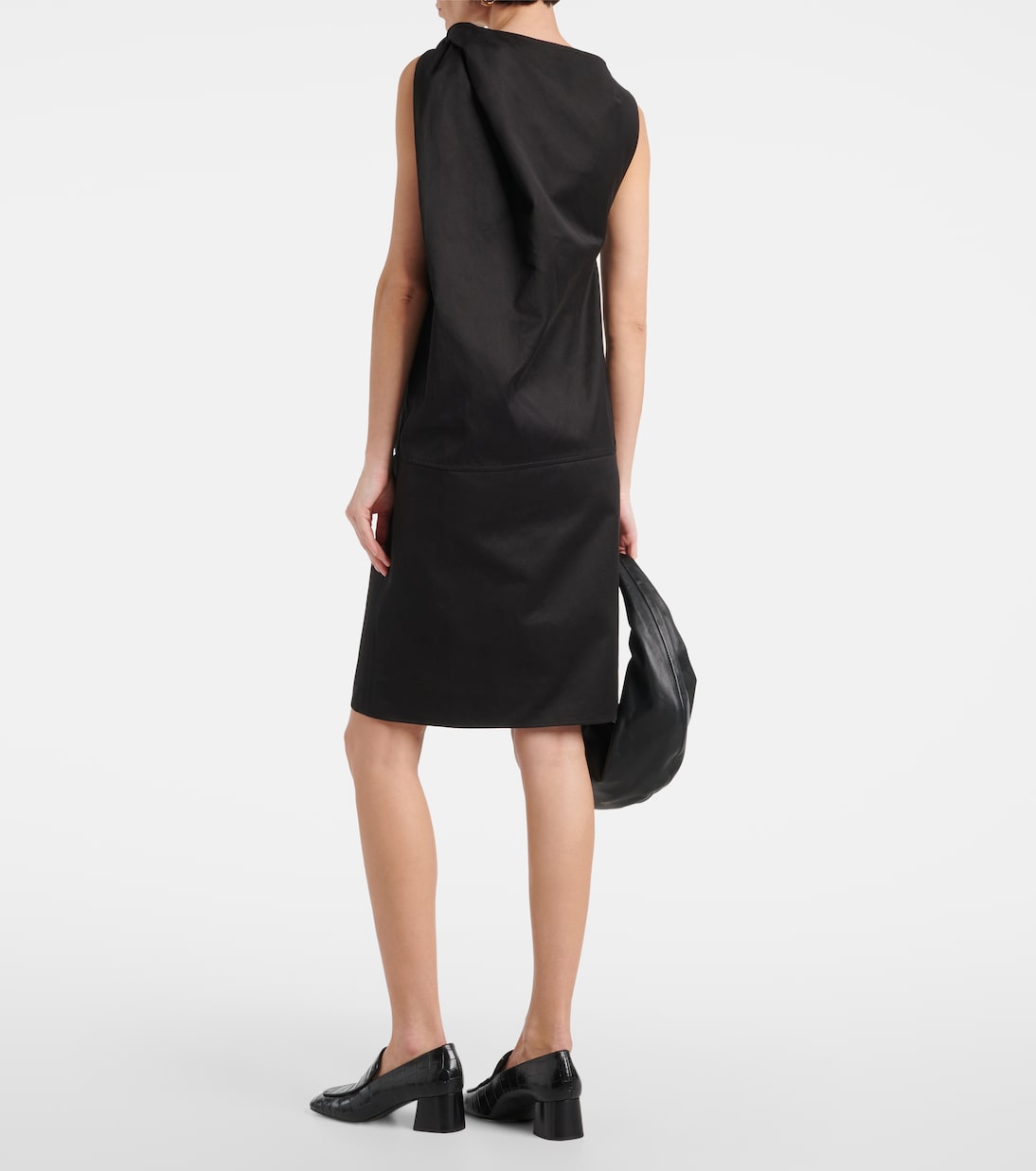Minikleid aus Baumwolle und Leinen | Toteme