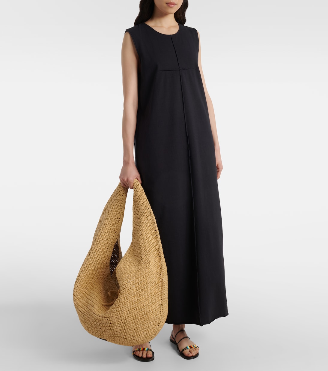 Cabas Olivia Large en raphia | Khaite
