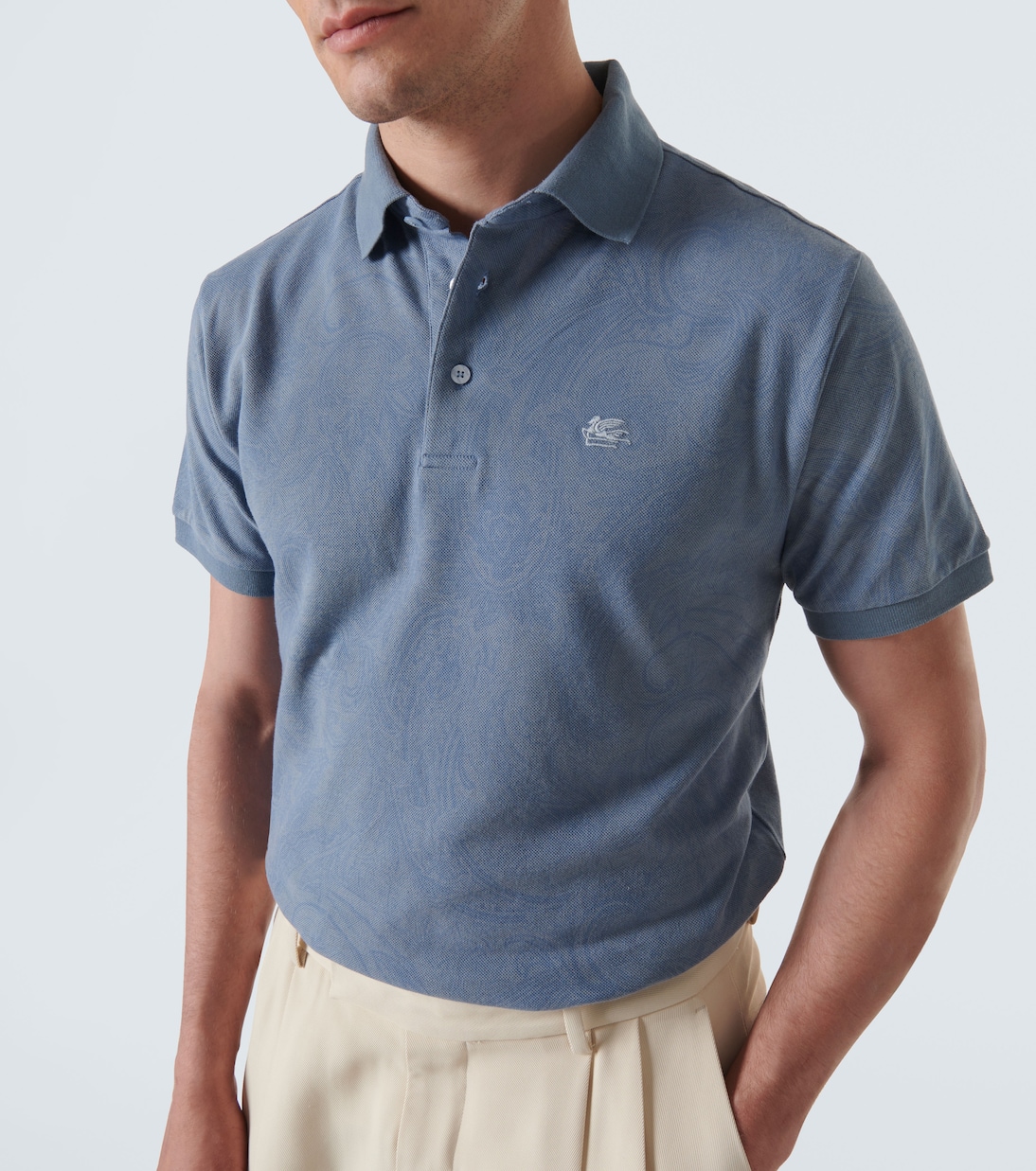 Polo de algodón con paisley | Etro