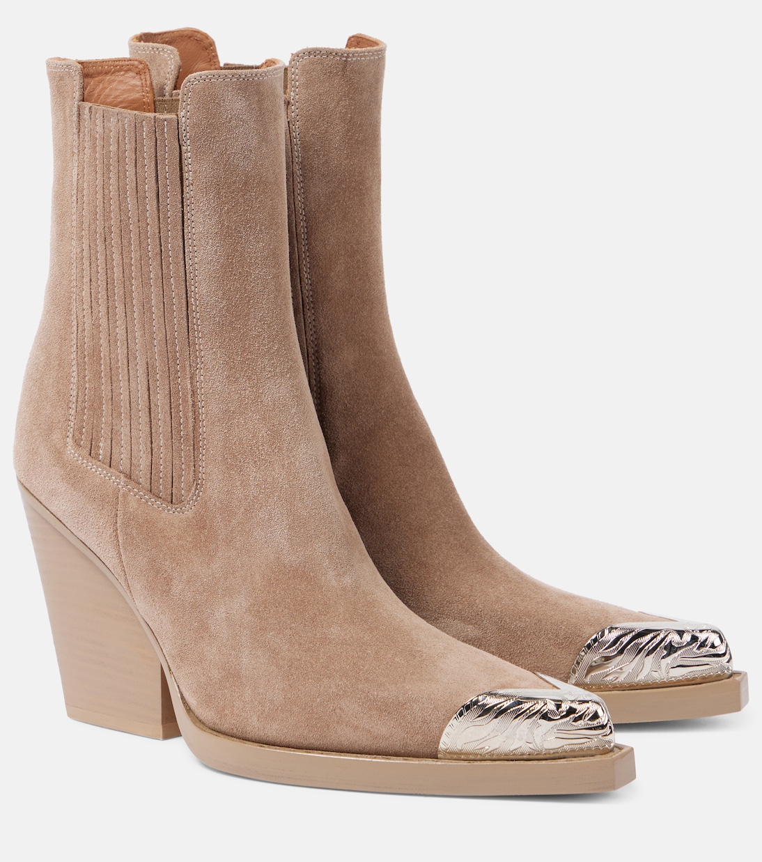 Stivaletti Dallas 100 in suede | Paris Texas