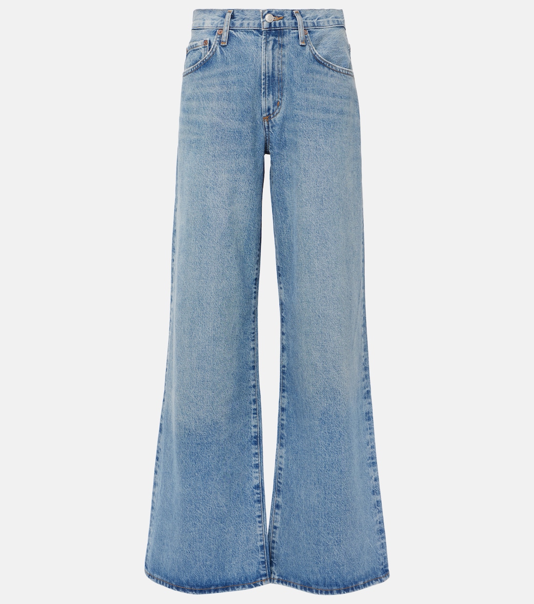 Jeans a gamba larga Clara e vita bassa | Agolde