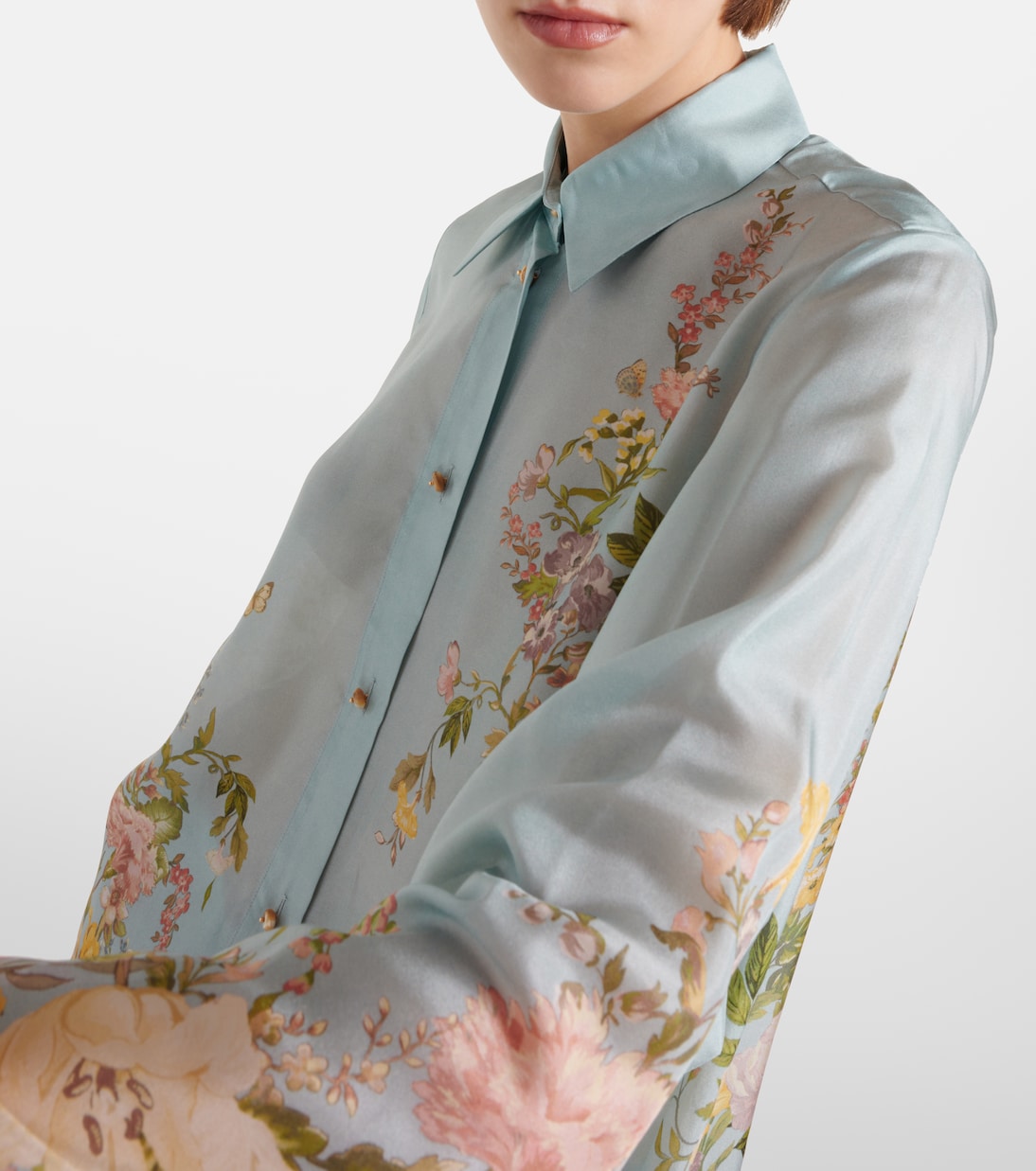 Bedrucktes Hemd Waverly aus Seide | Zimmermann