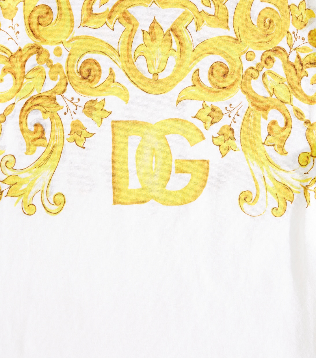 T-shirt Majolica in jersey di cotone | Dolce&Gabbana Kids