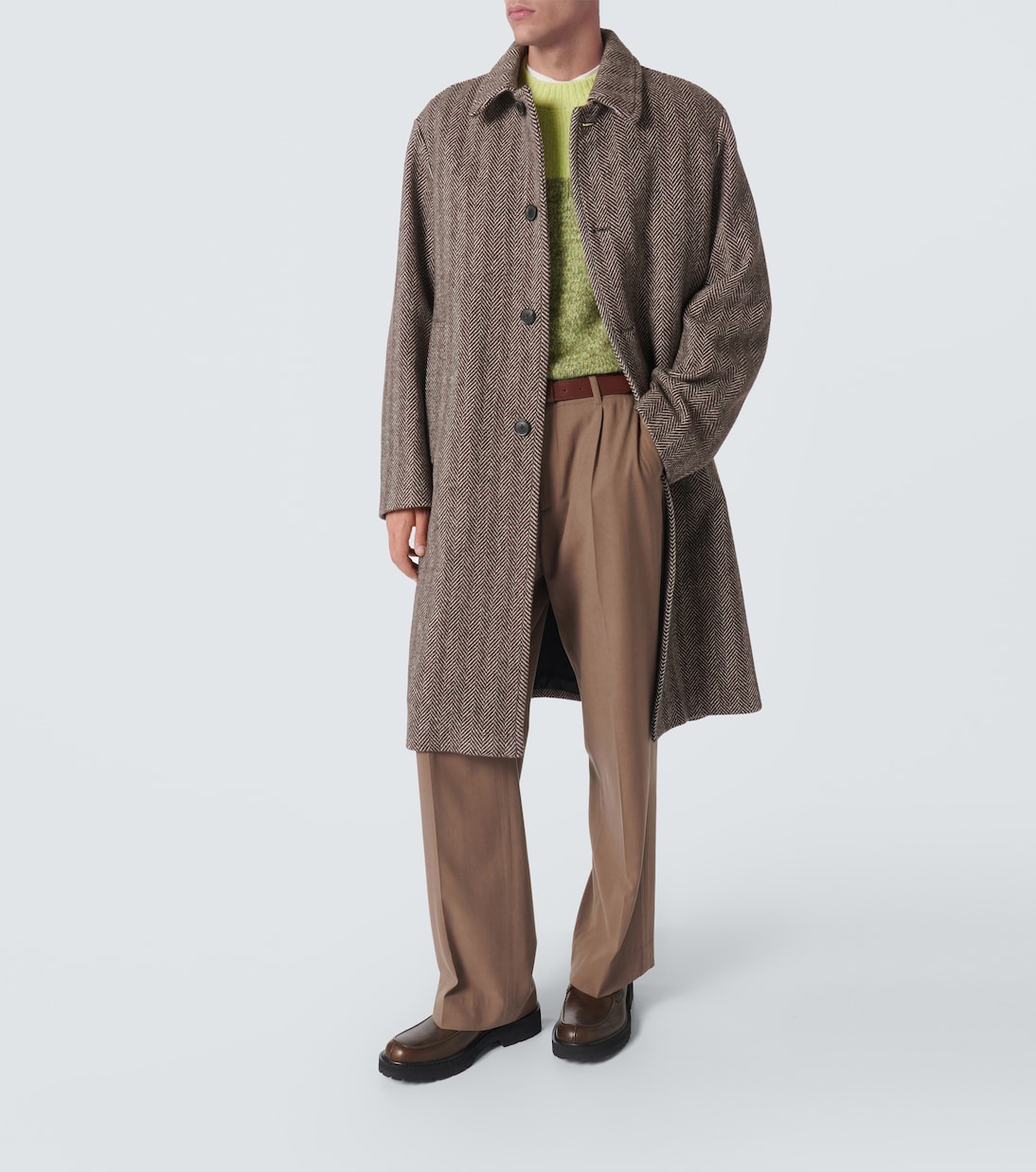 Soprabito in tweed di lana | Dries Van Noten