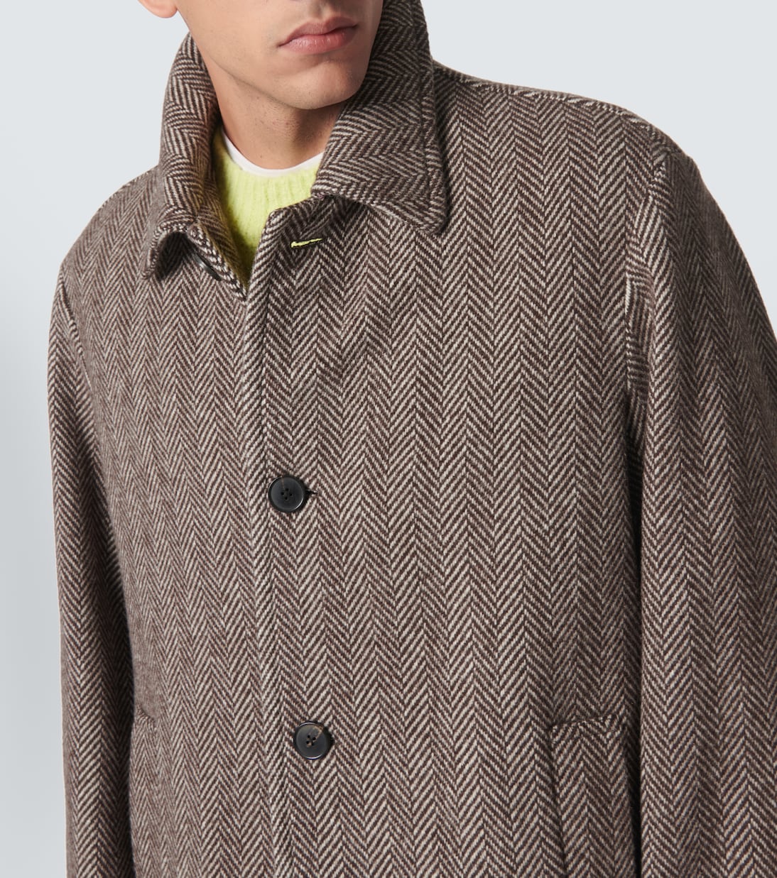 Soprabito in tweed di lana | Dries Van Noten