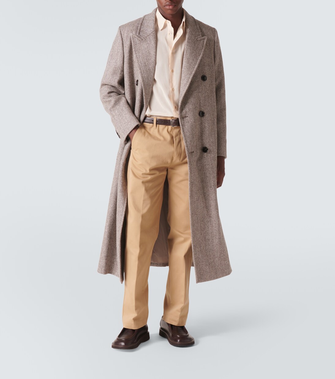Pantalones chinos de algodón satinado | Ami Paris