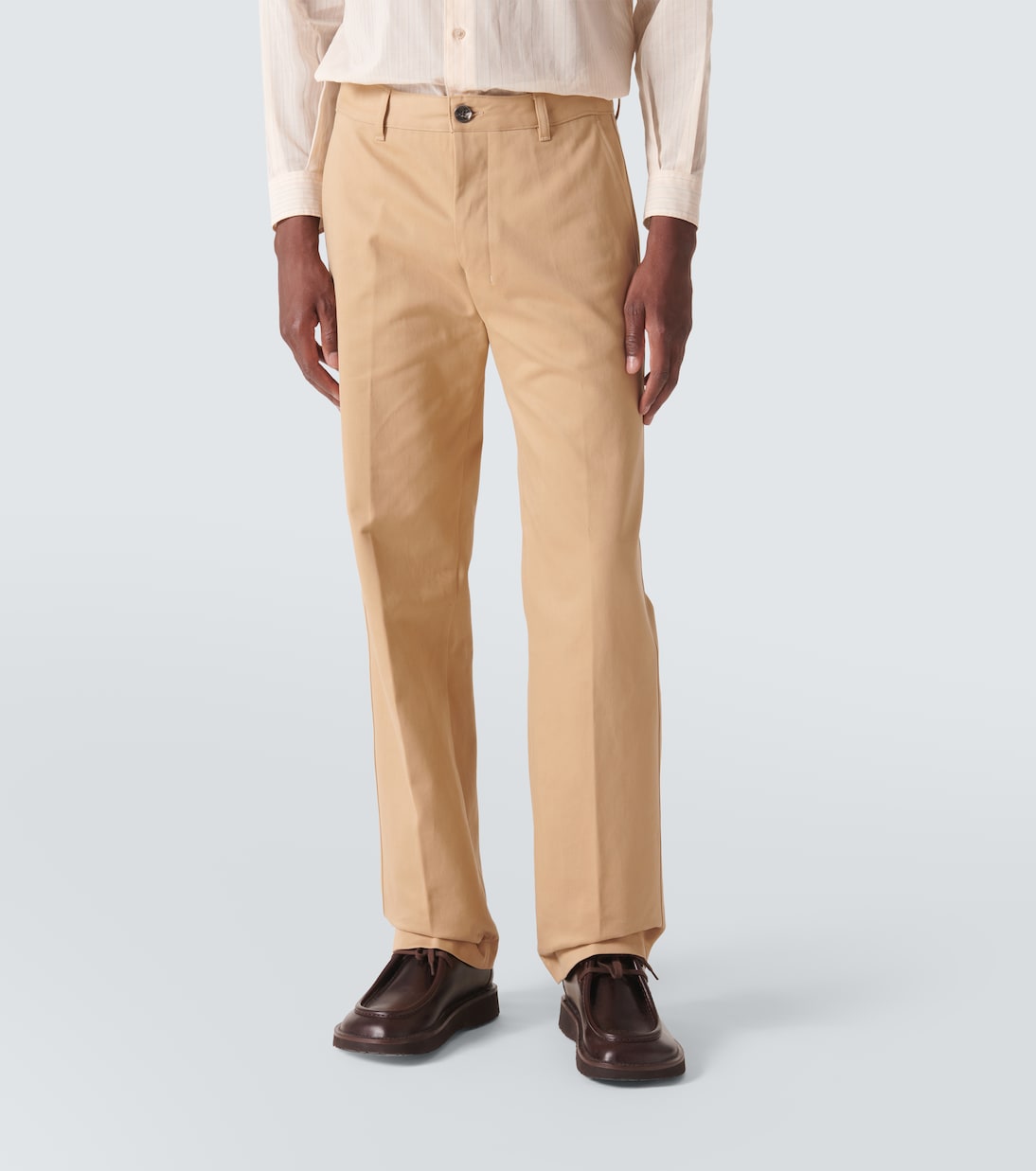 Pantalones chinos de algodón satinado | Ami Paris