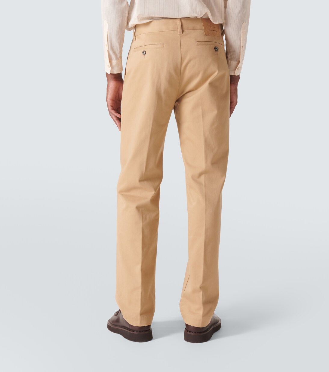 Pantalones chinos de algodón satinado | Ami Paris