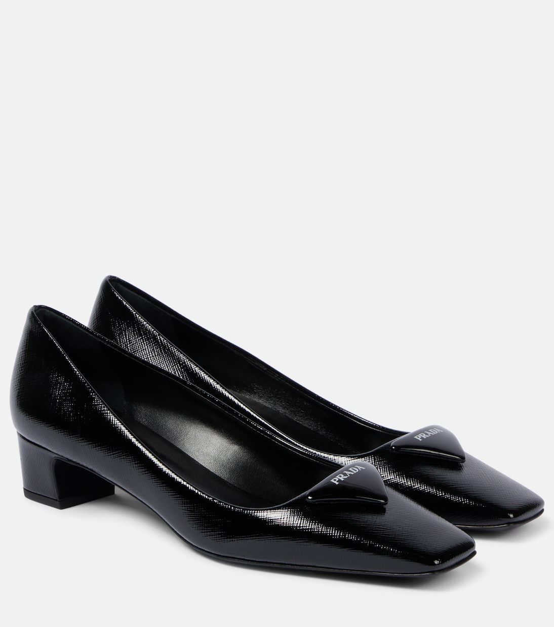 Escarpins Saffiano en cuir verni | Prada