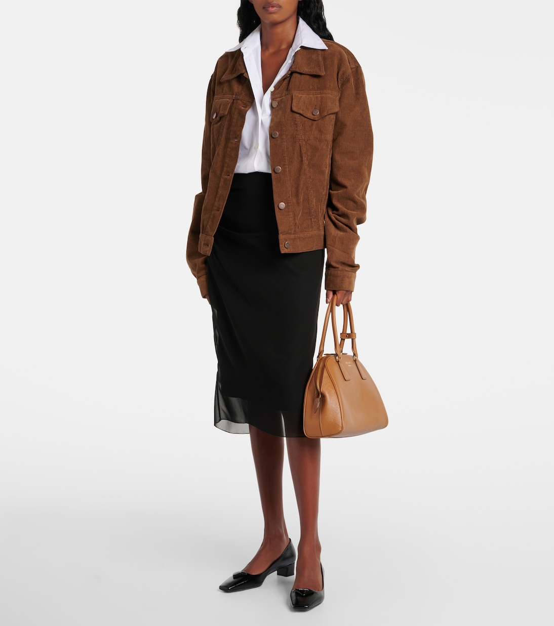 Escarpins Saffiano en cuir verni | Prada