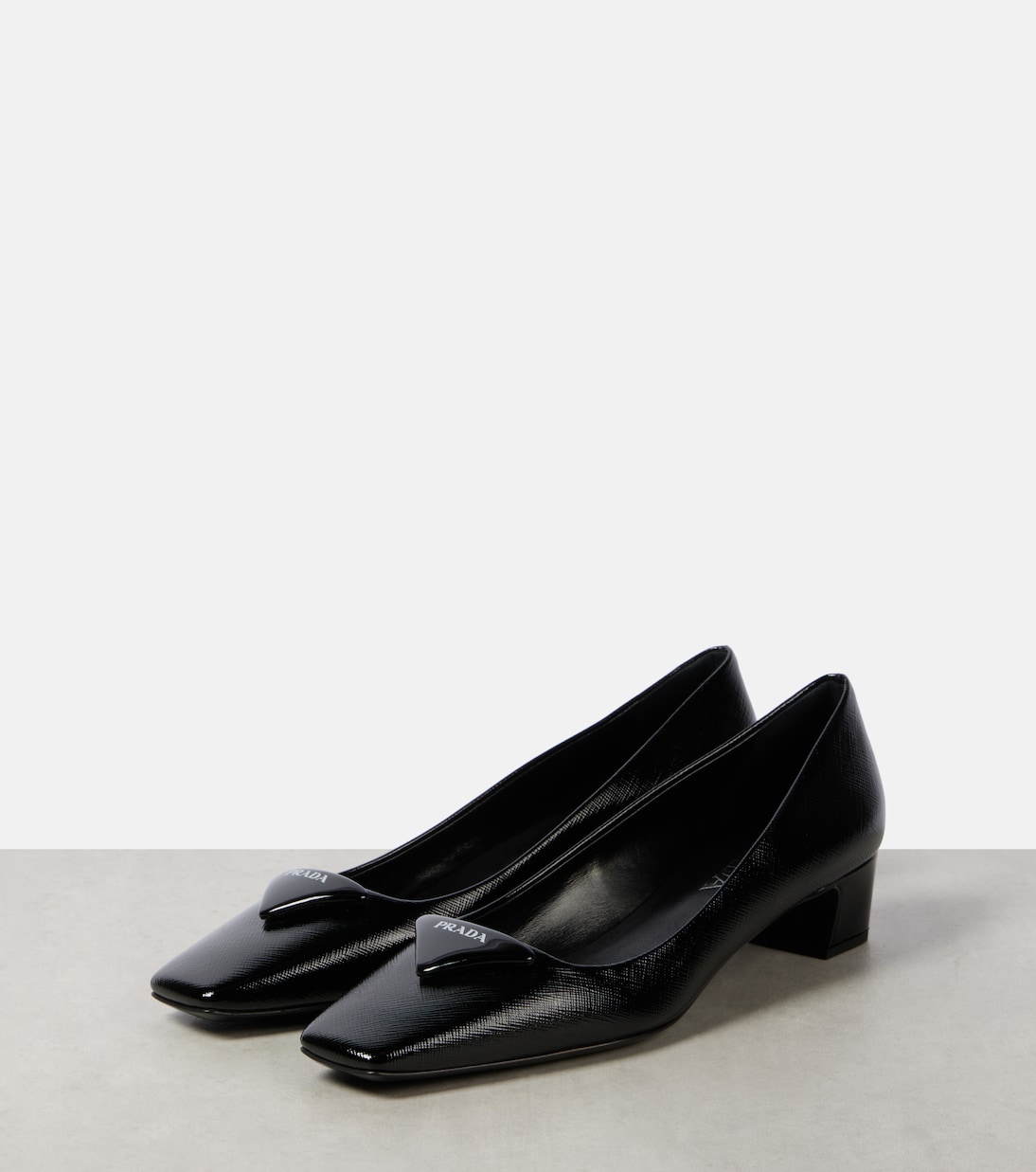 Escarpins Saffiano en cuir verni | Prada