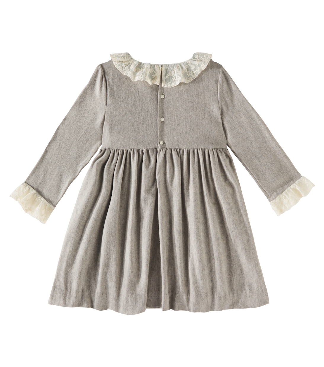 Abito Flavie in flanella con tulle | Bonpoint