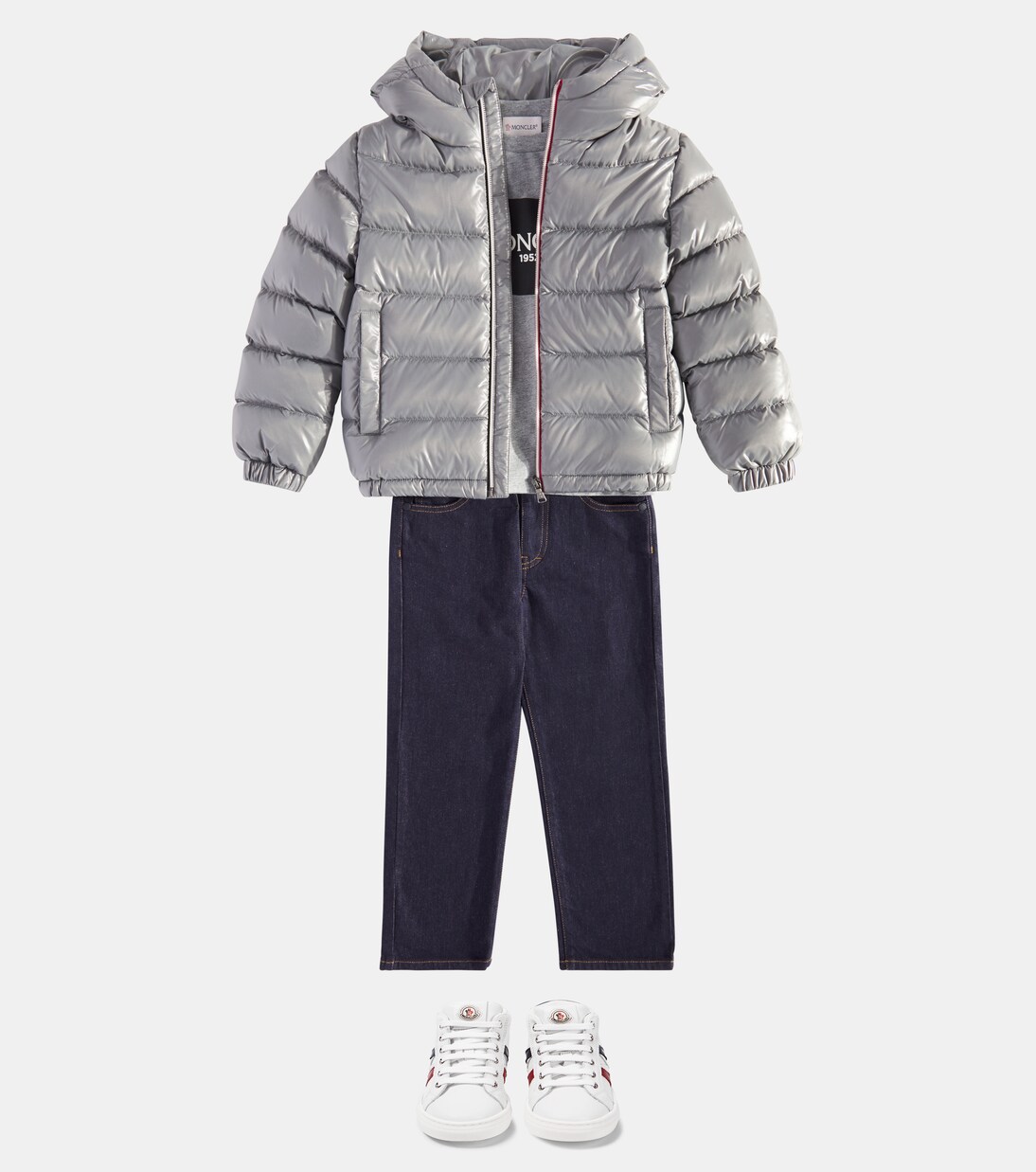 Top in jersey di cotone con logo | Moncler Enfant