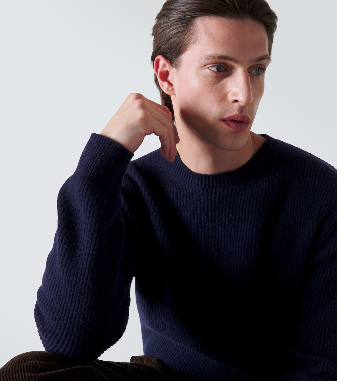 Pullover in cashmere a coste | Zegna