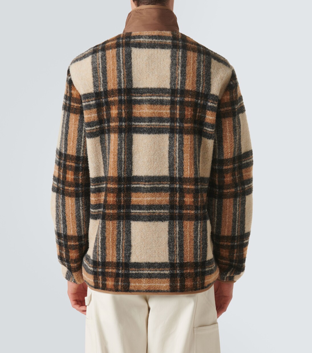 Checked teddy jacket  | Moncler