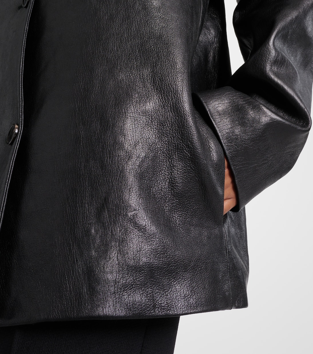 Fabian leather jacket | The Row