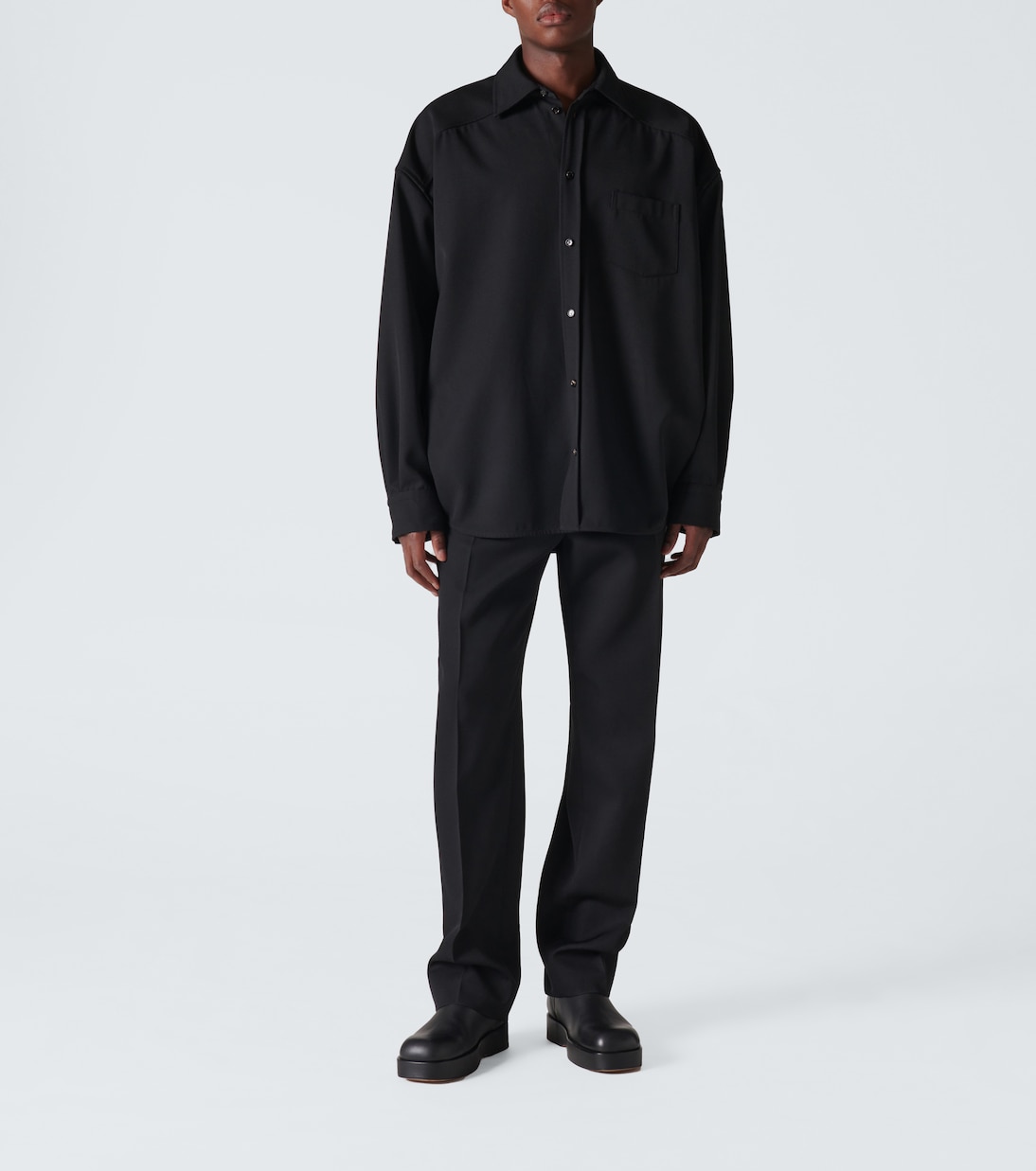 Camicia in twill di lana | Bottega Veneta