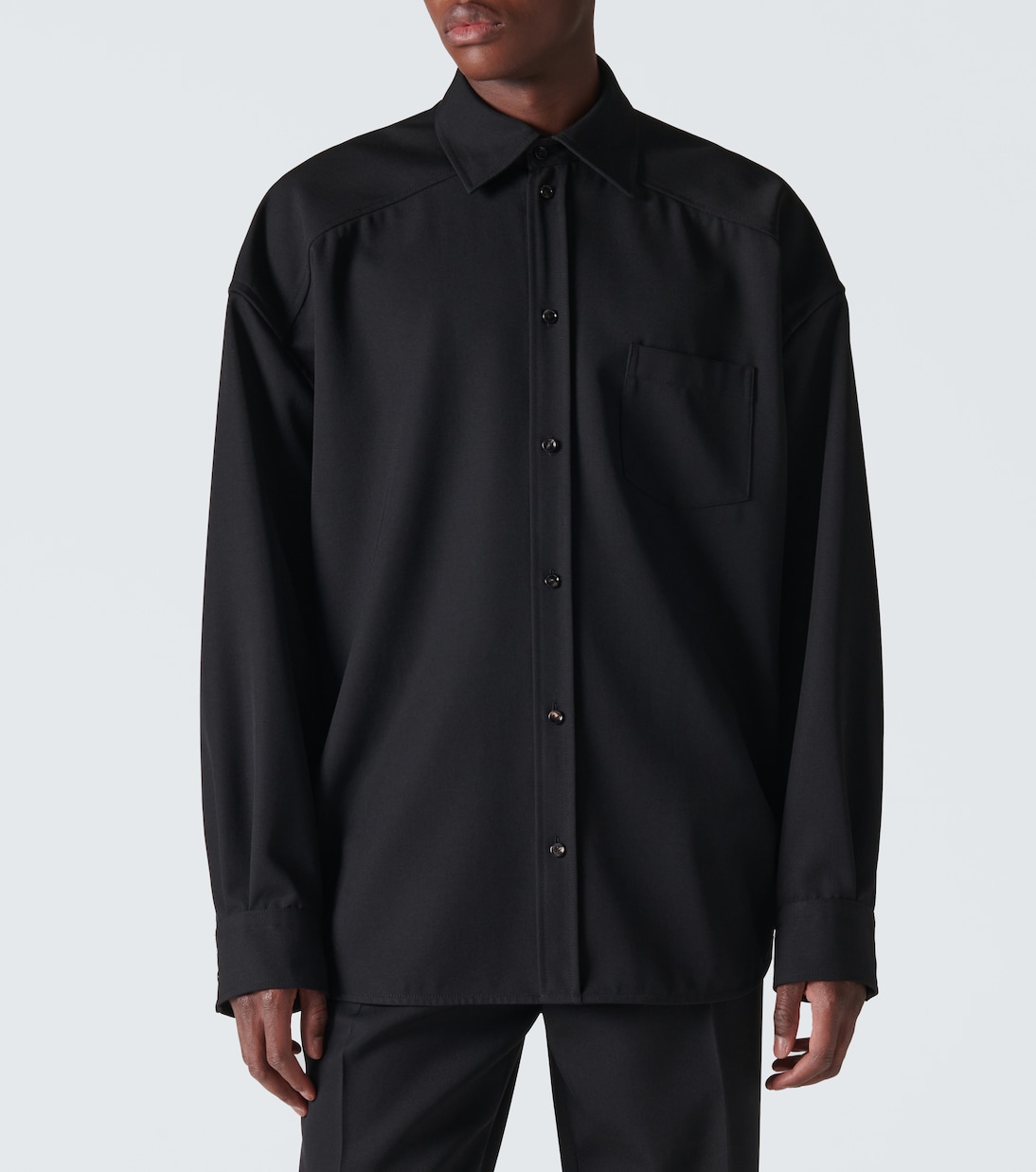 Camicia in twill di lana | Bottega Veneta