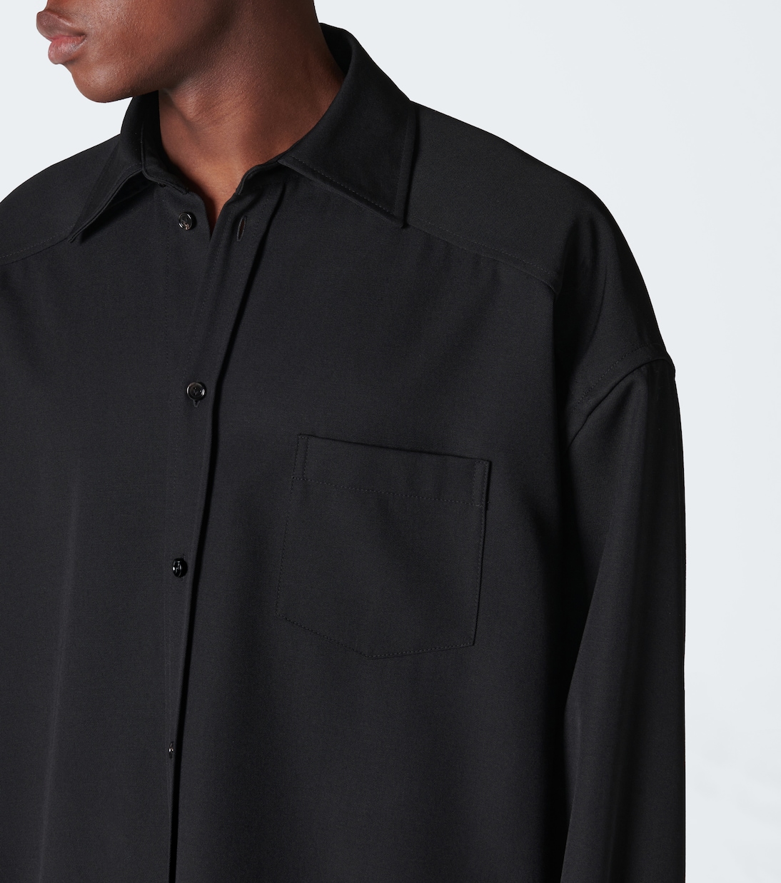 Camicia in twill di lana | Bottega Veneta