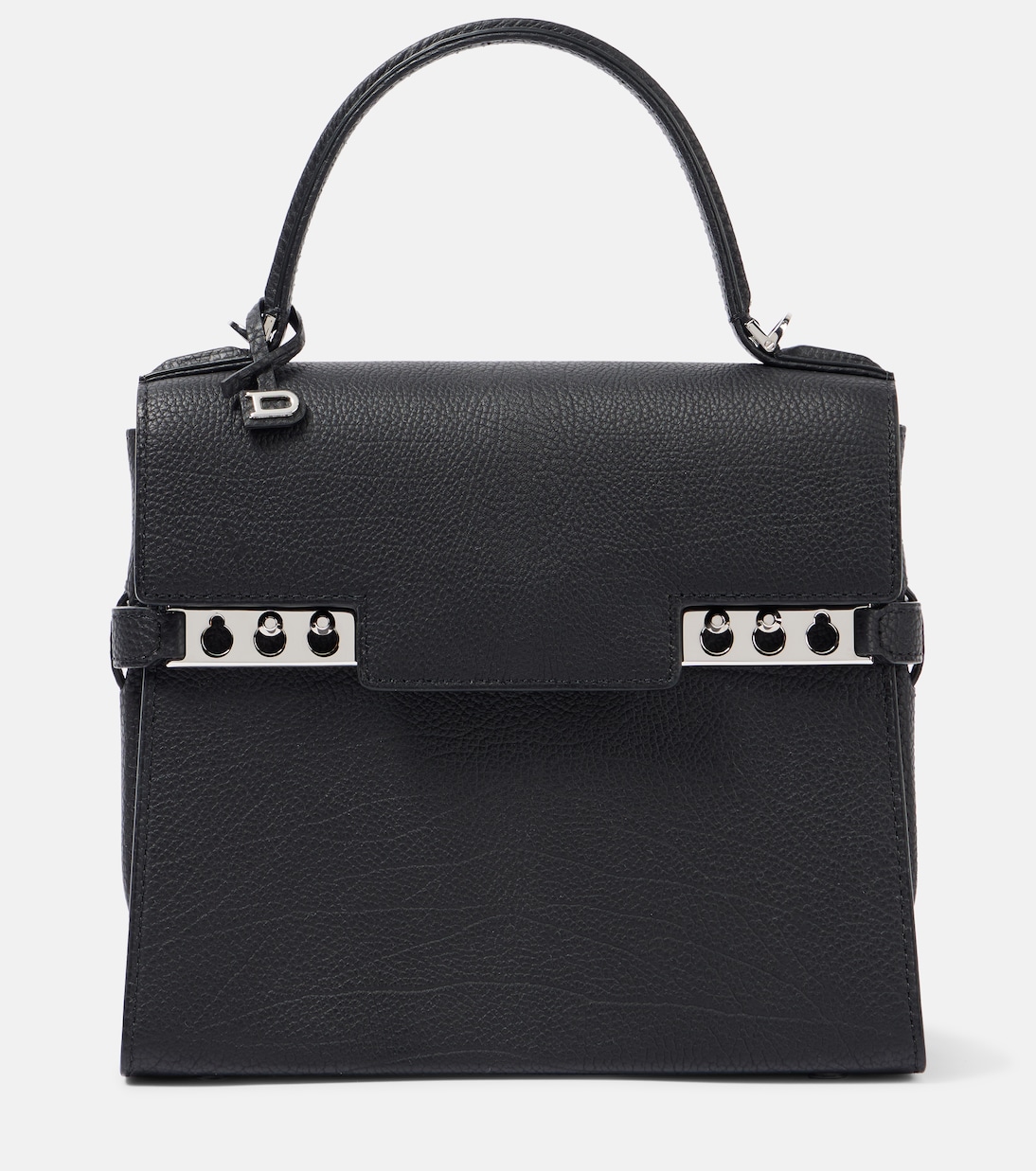 Tempête Small leather tote bag | Delvaux