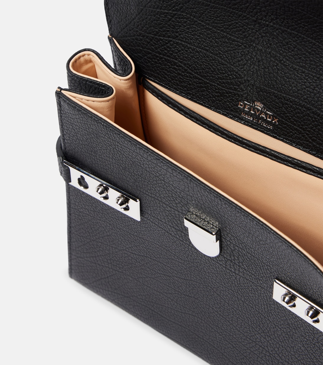 Tempête Small leather tote bag | Delvaux