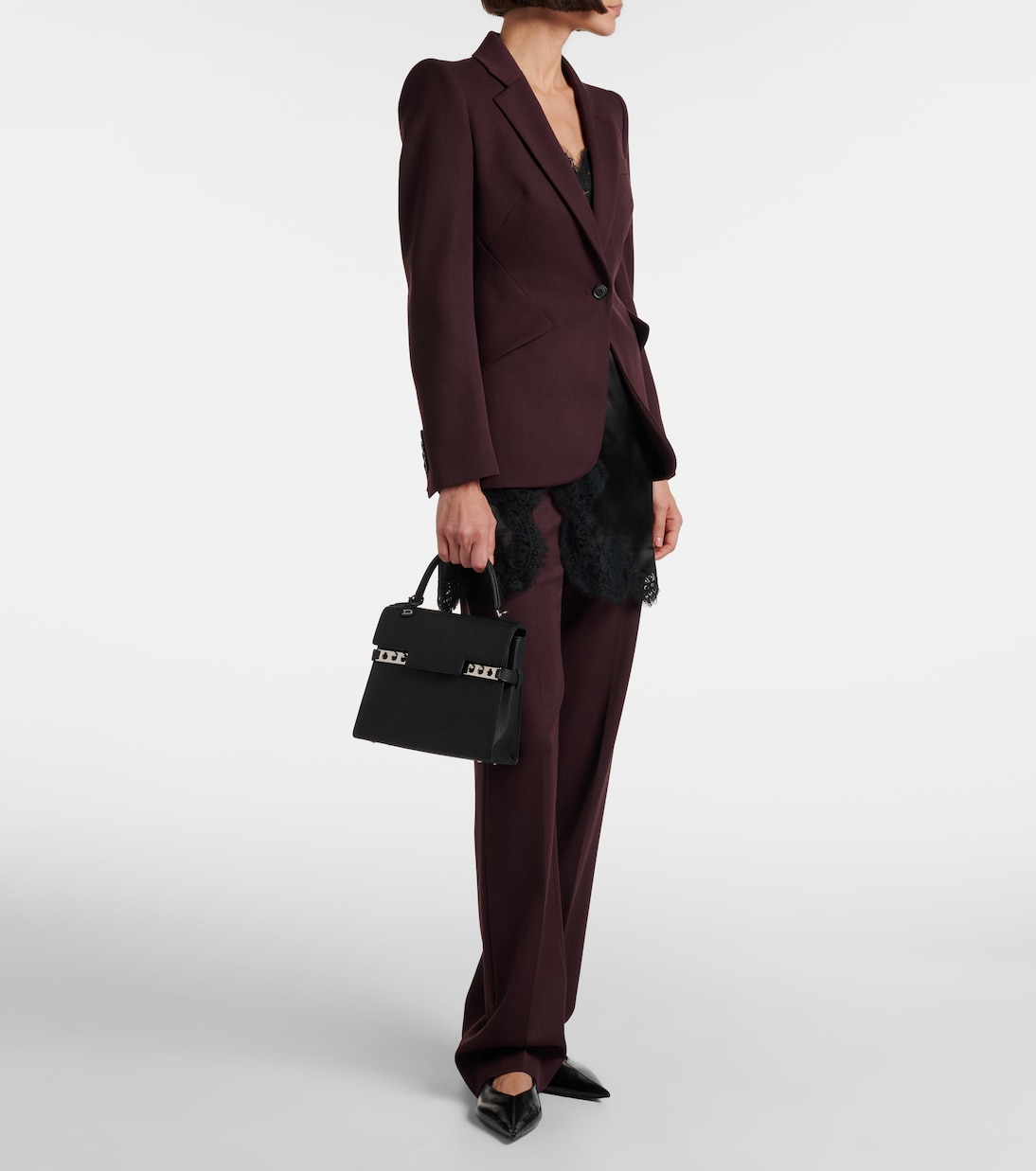 Tempête 스몰 레더 토트 백 | Delvaux