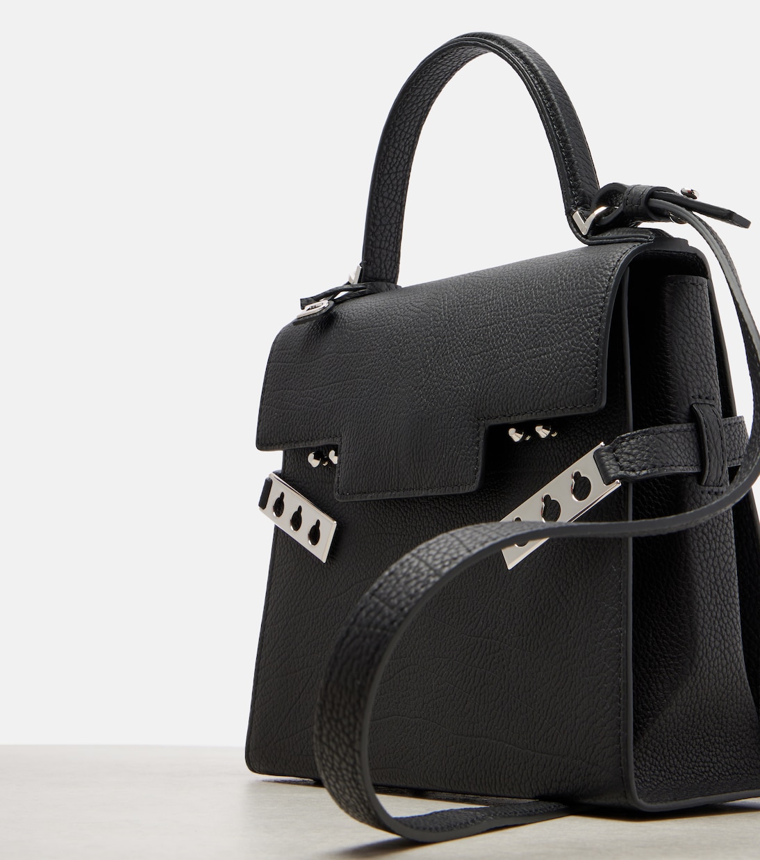 Tempête 스몰 레더 토트 백 | Delvaux