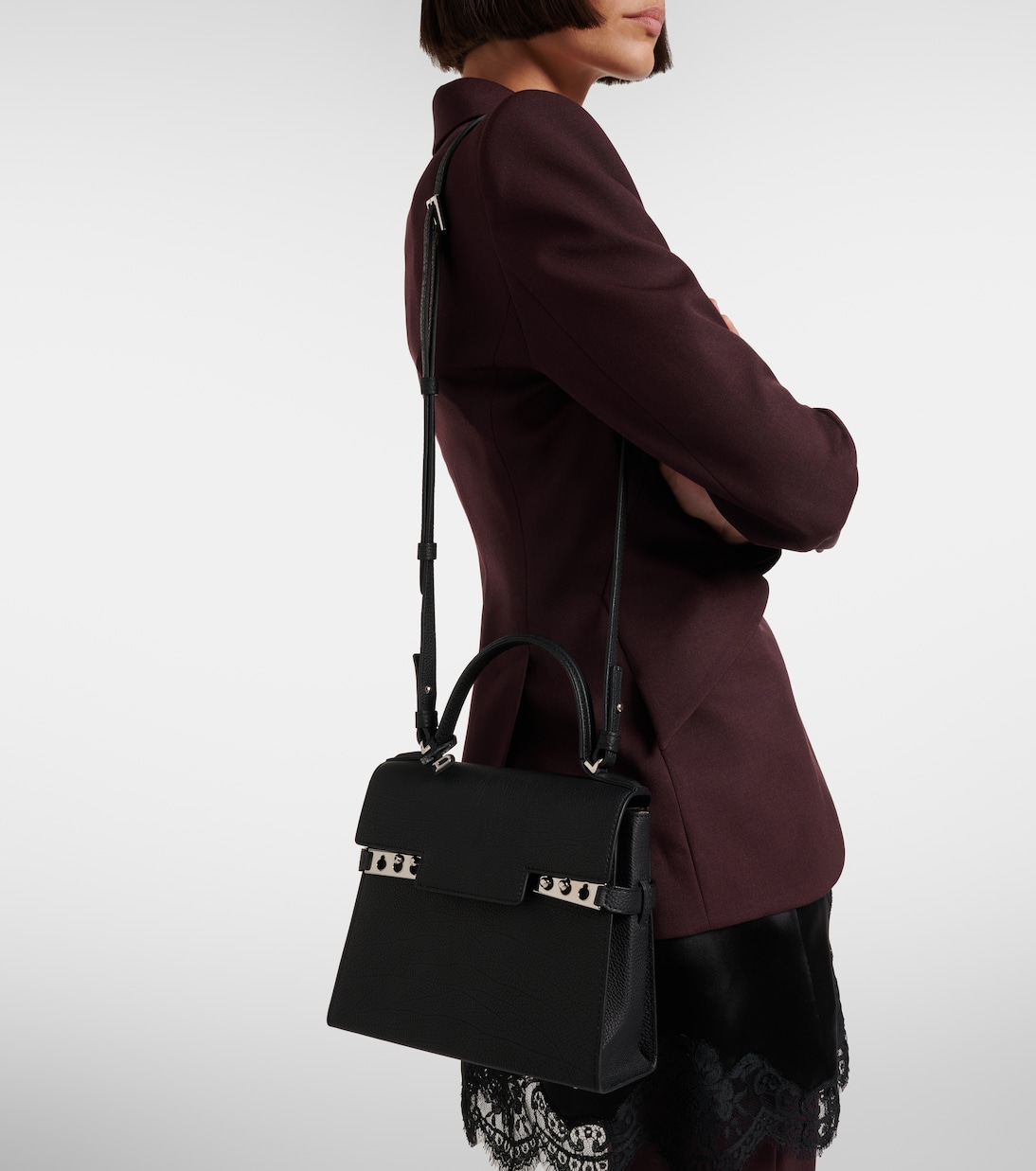 Tempête 스몰 레더 토트 백 | Delvaux