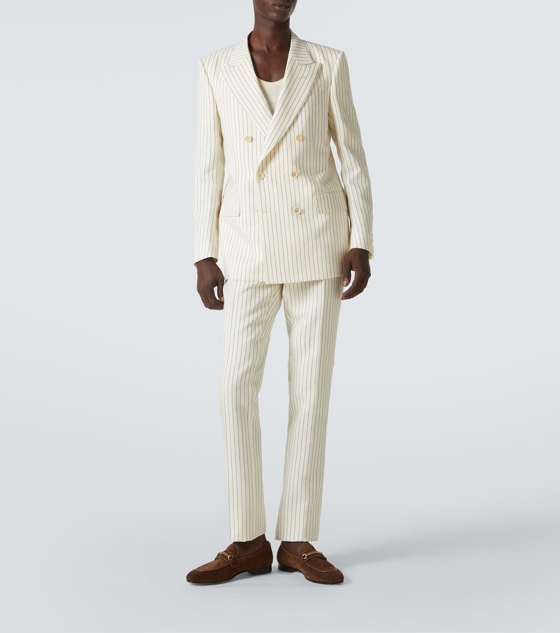 Pantaloni regular Dyllan in lana e seta | Tom Ford