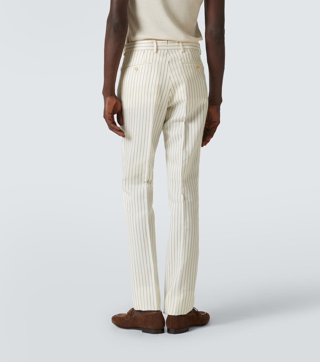 Pantaloni regular Dyllan in lana e seta | Tom Ford