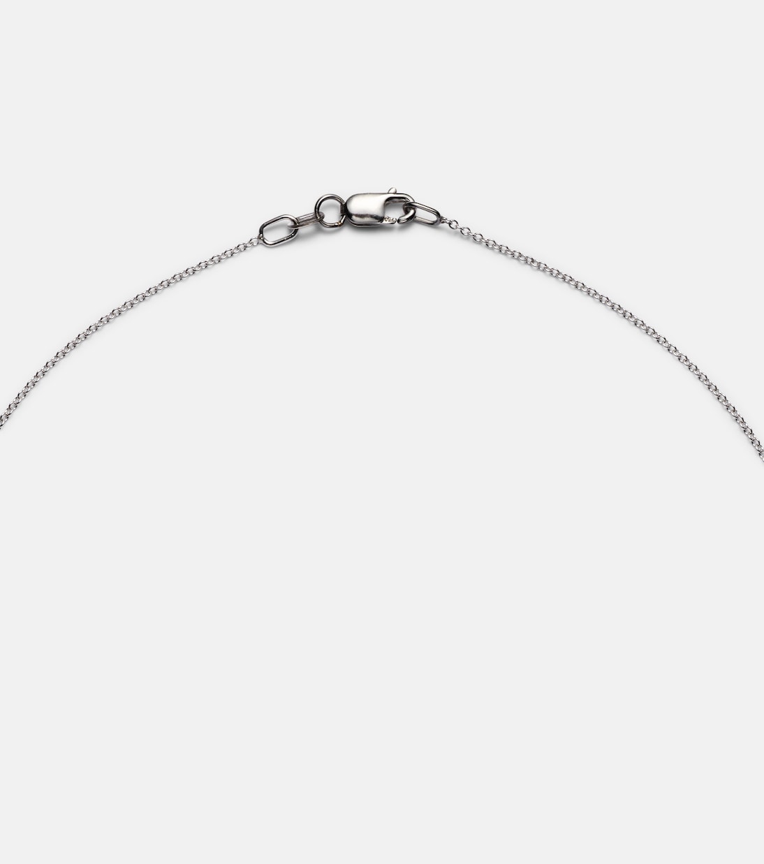 Collana Nut Pendant in oro bianco 18kt con diamanti | Ileana Makri
