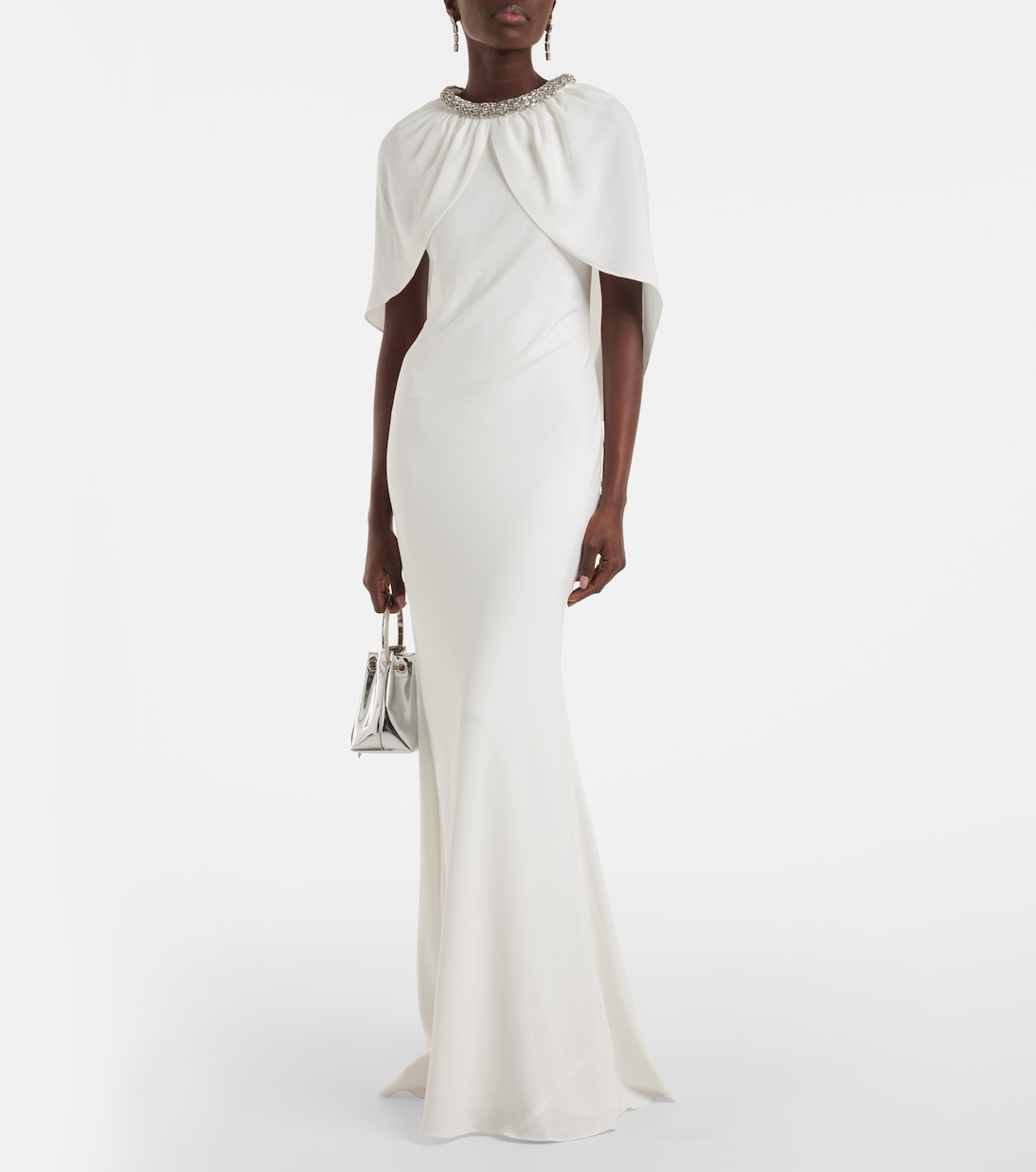 Brida - Abito lungo con mantella | Roland Mouret